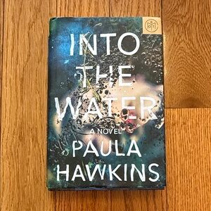 Paula Hawkins "Into the Water" Hardcover - Teal Blue Cover
